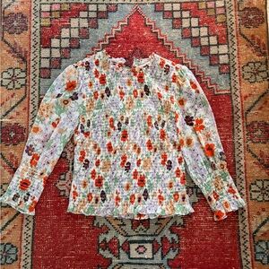 Veronica Beard Floral Blouse - Size 0